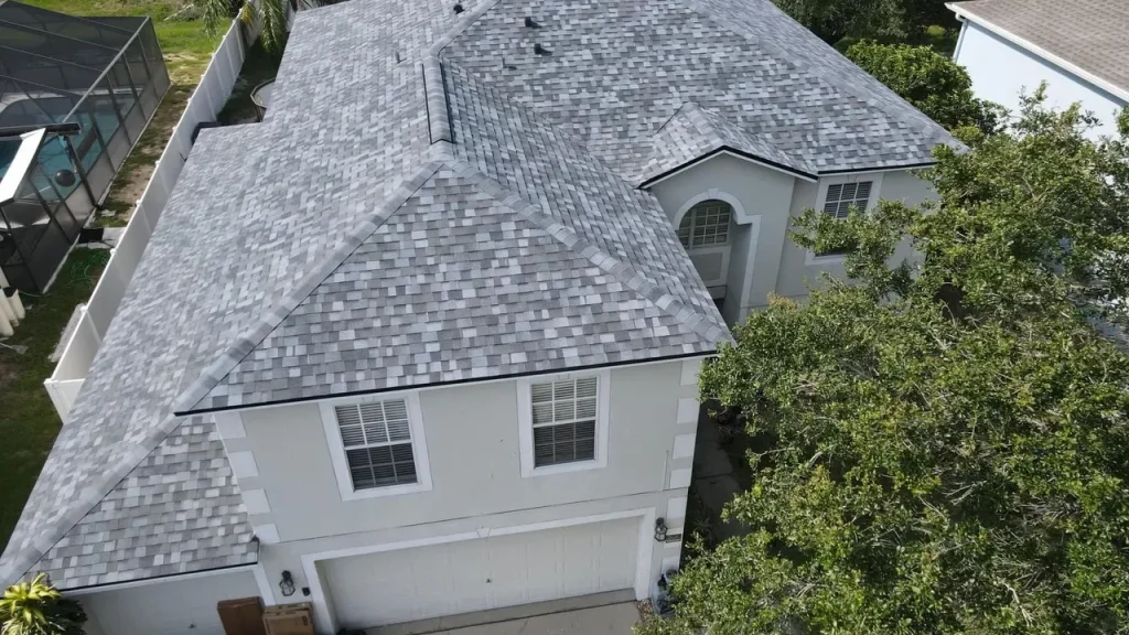 Pros and Cons of Standing Seam Metal Roofs in Indiana 3 A sleek standing seam metal roof on a residential home in Indiana
