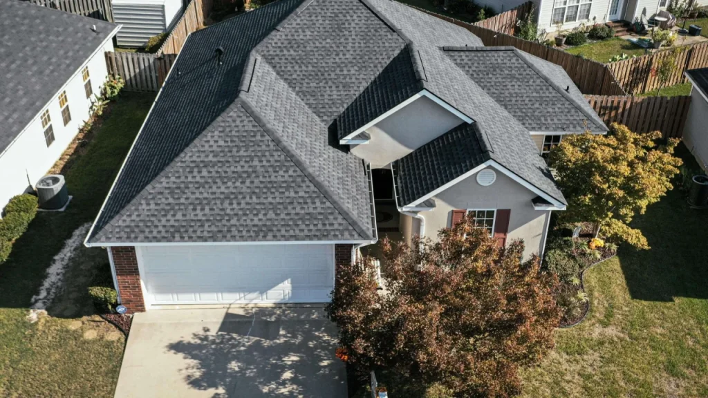 How Roof Color Can Affect Your Kentucky Home’s Energy Efficiency 2 A Kentucky home with a light-colored energy-efficient roof under sunny skies